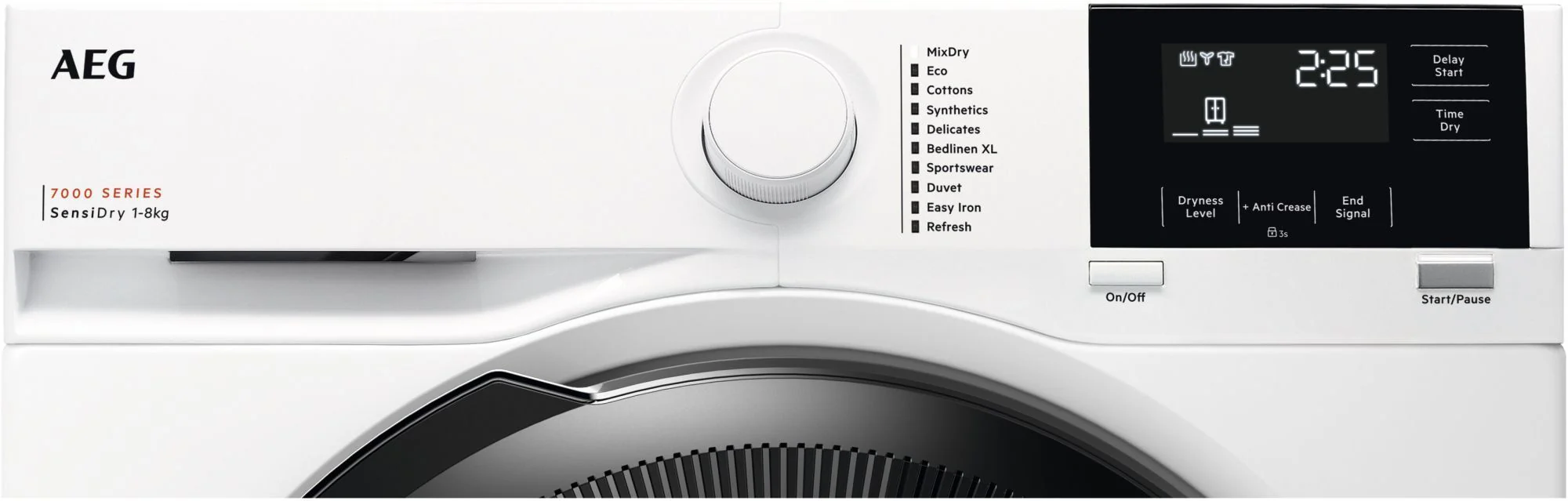 AEG Freestanding Condenser Tumble Dryer Heat Pump TR718A4B - White - Image 2