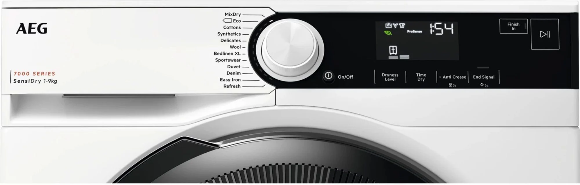 AEG Freestanding Condenser Tumble Dryer Heat Pump TR739G4B - White - Image 2