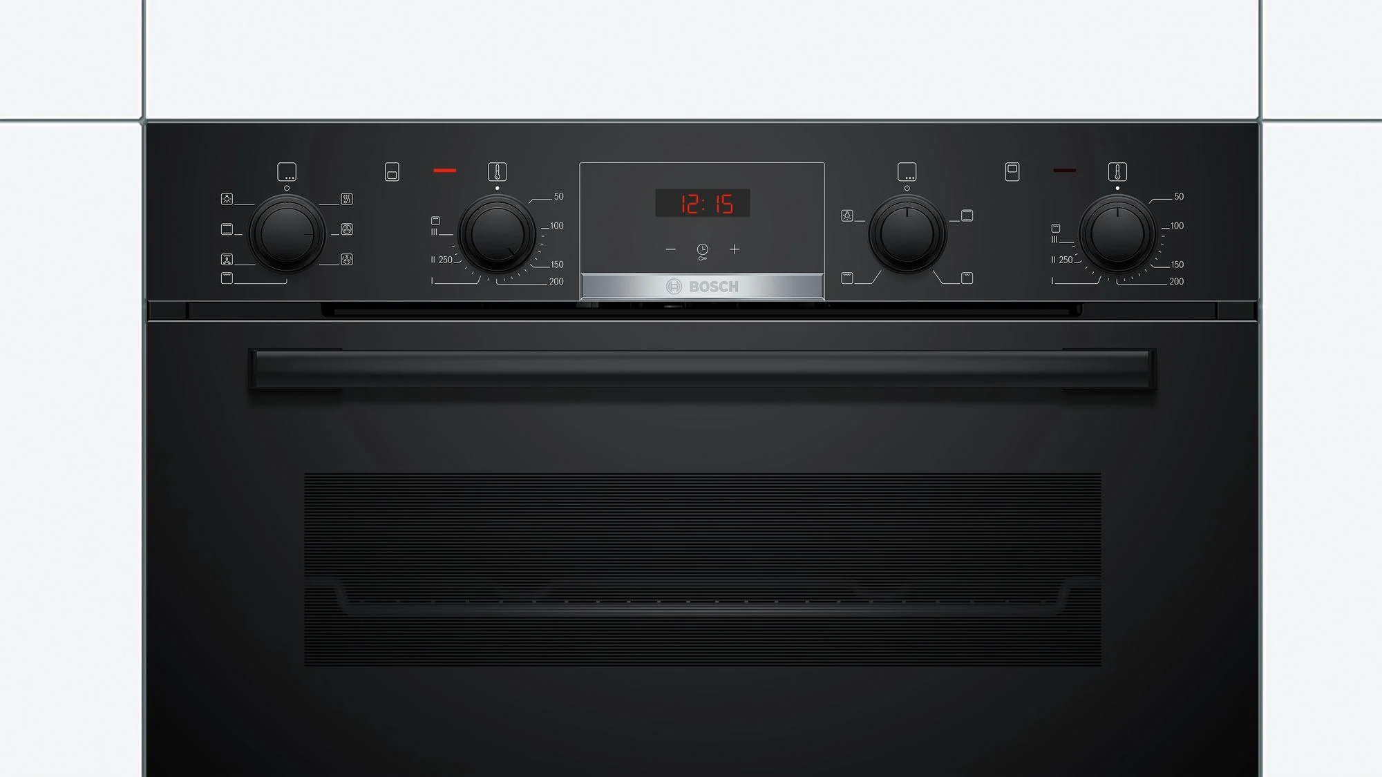 Bosch Double B/U Oven Electric NBS533BB0B - Black - Image 2
