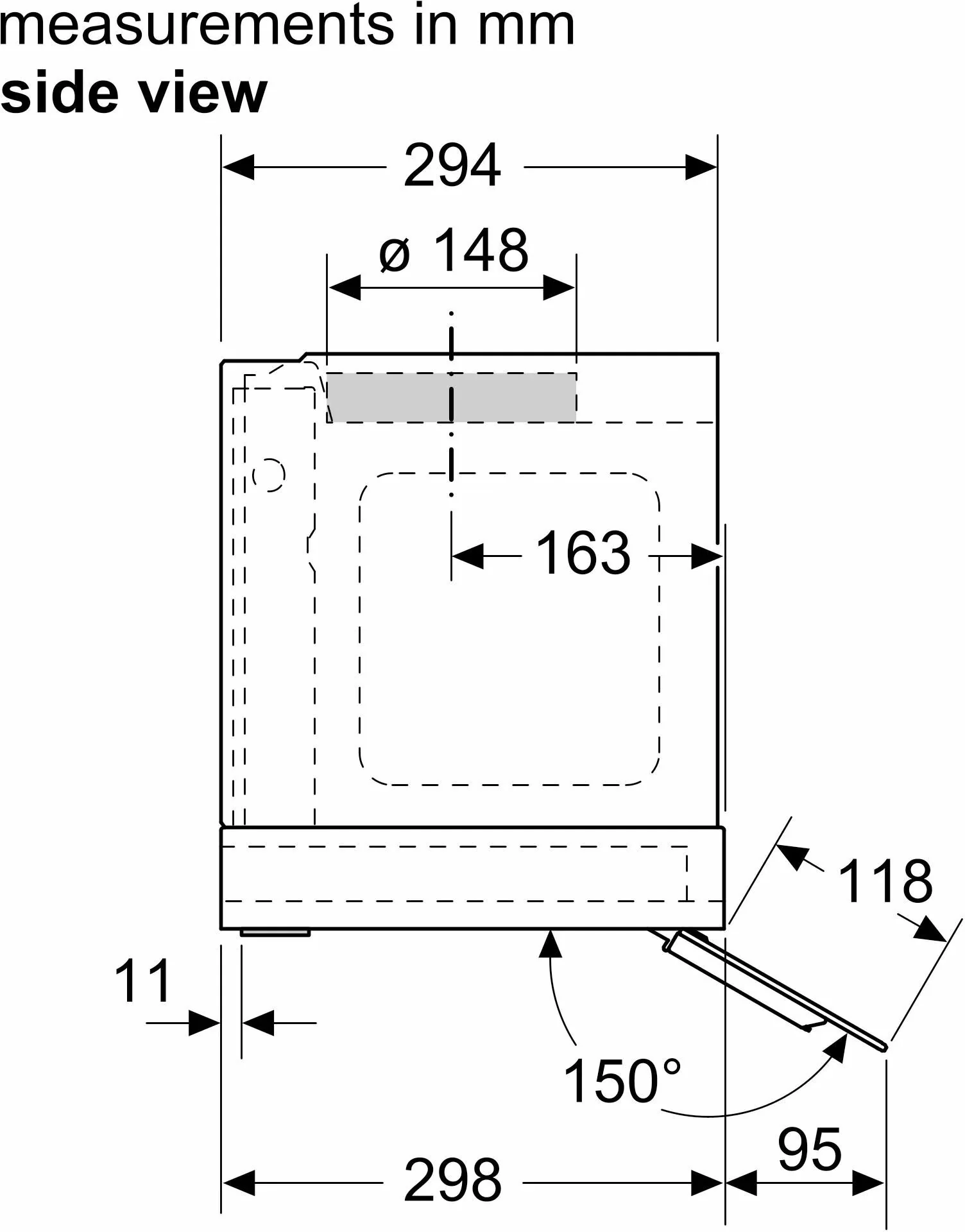 Bosch Integrated Hood DBB67AM60B - Black And Glass - Image 8