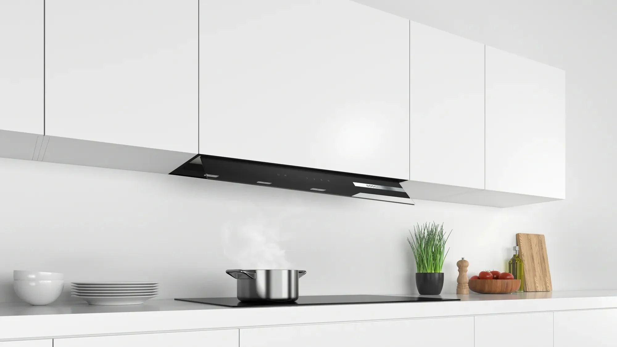 Bosch Integrated Hood DBB97AM60B - Black And Glass - Image 5
