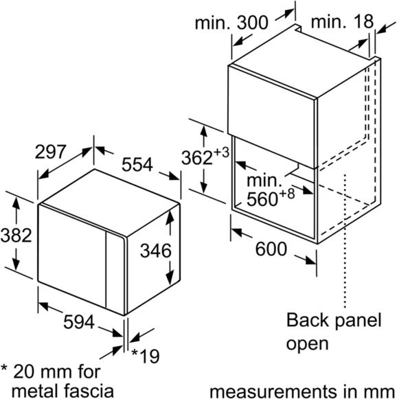 Bosch Microwave BFL523MB0B - Black - Image 9