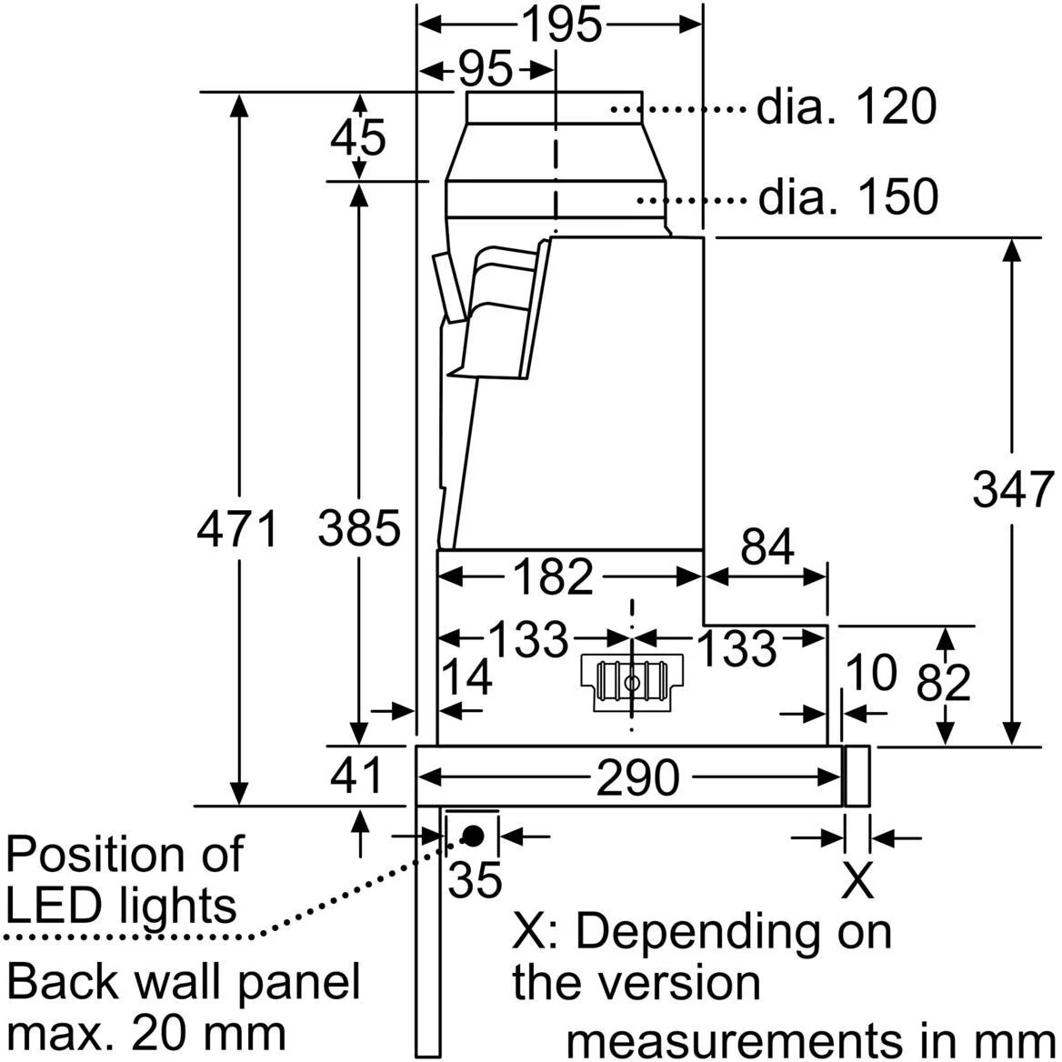 Bosch Telescopic Hood DFS067A51B - Metallic - Image 8