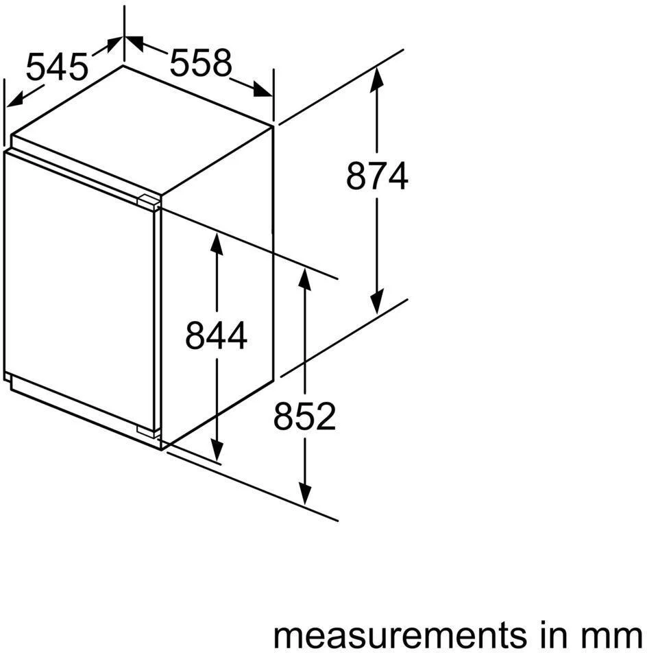 Bosch Built In Upright Freezer Low Frost GIV21AFE0 - Fully Integrated - Image 5