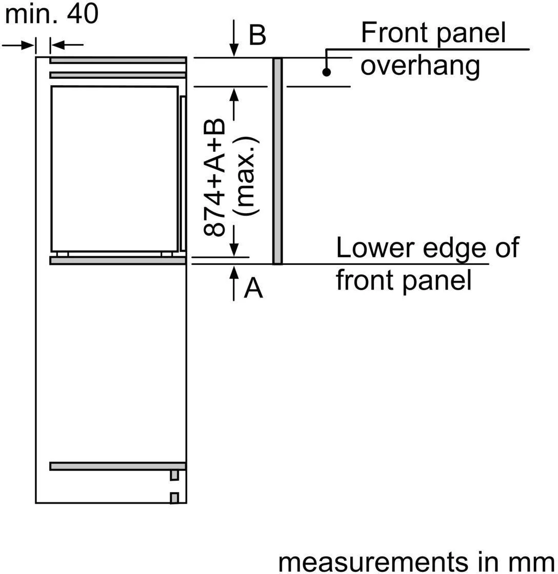 Bosch Built In Upright Freezer Low Frost GIV21AFE0 - Fully Integrated - Image 7