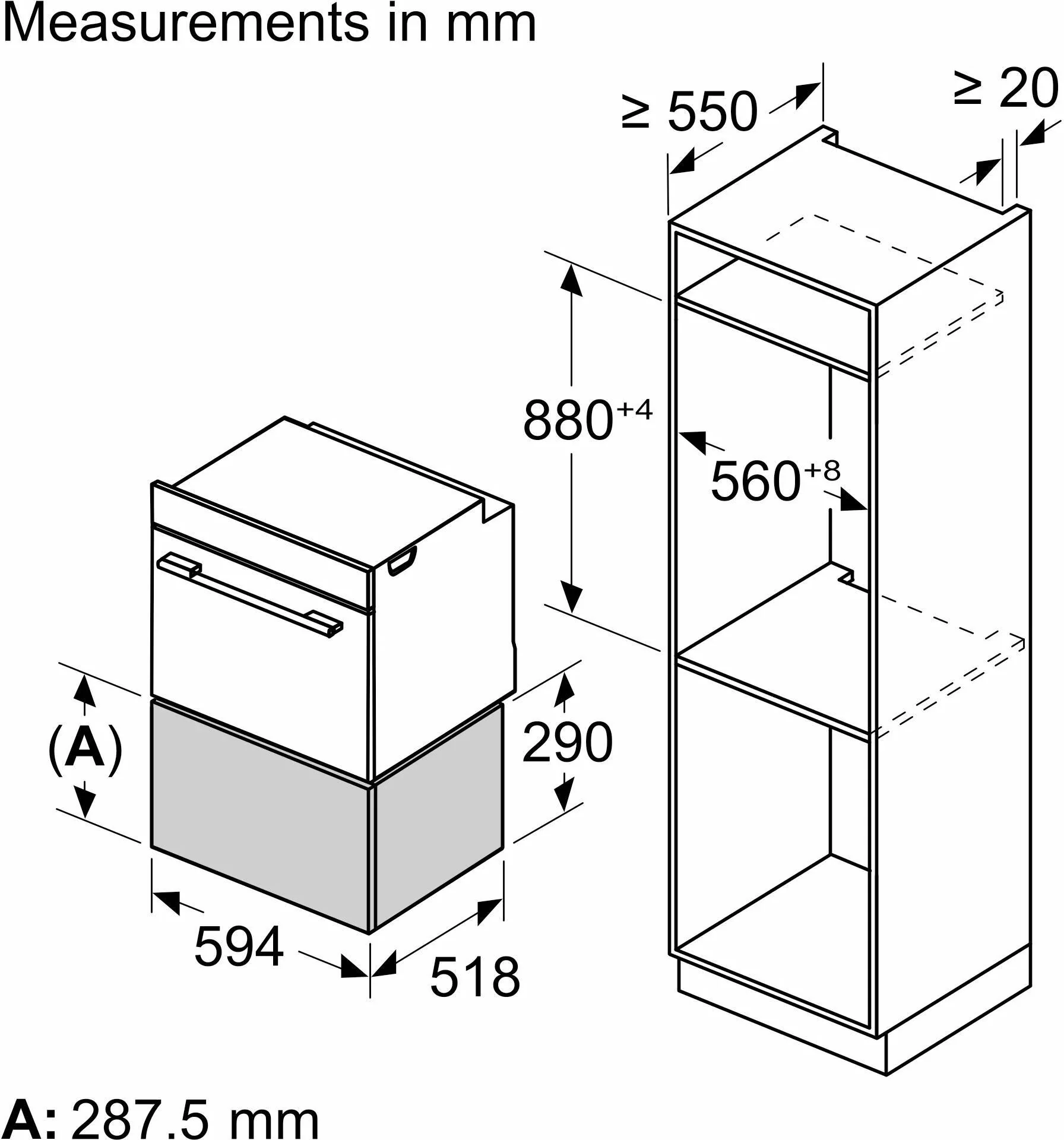 Bosch Warming Drawer BID7101B1B - Black - Image 8