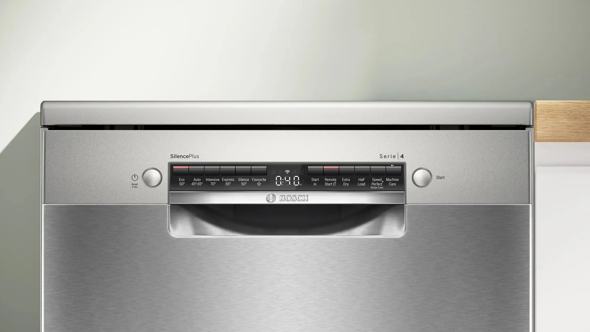 Bosch Freestanding 60 Cm Dishwasher SMS4EKI06G - Silver Inox - Image 4