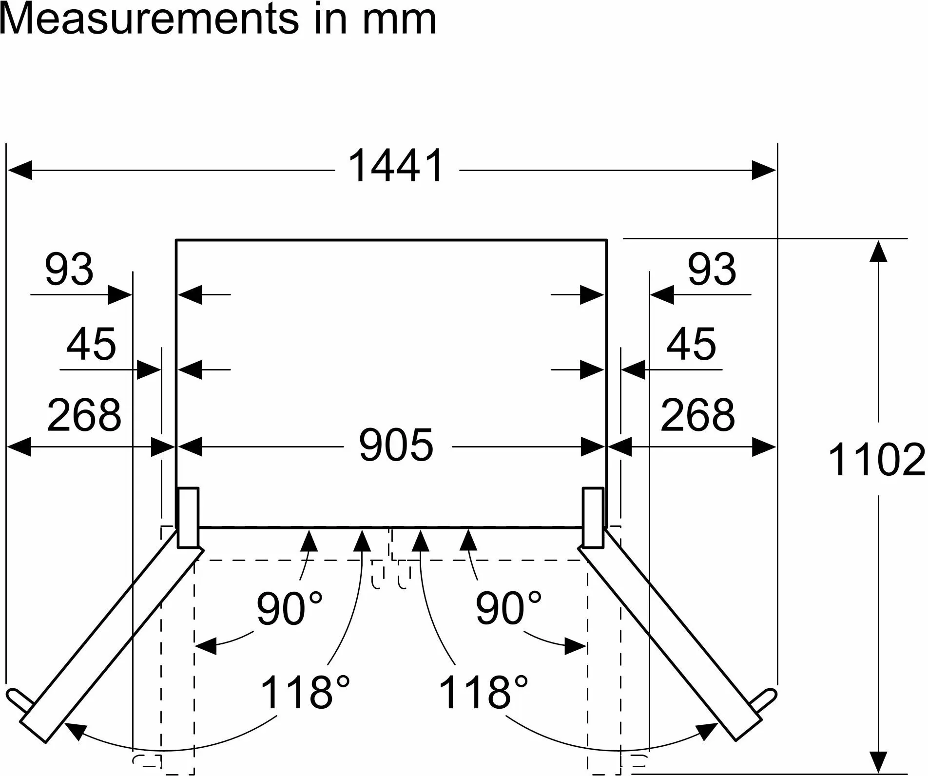 Bosch Freestanding American Style Refrigeration KFF96PIEP - Stainless Steel - Image 10