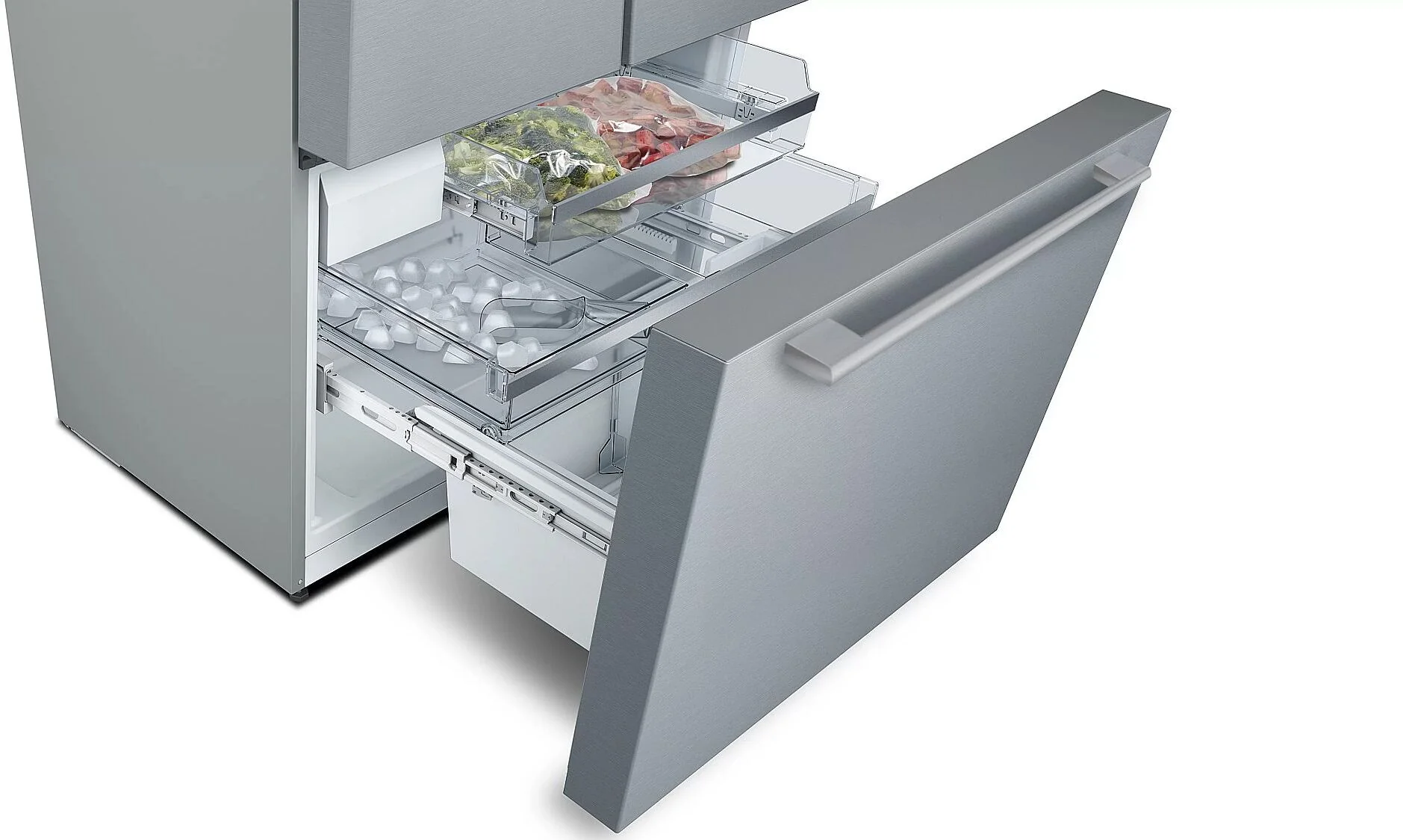 Bosch Freestanding American Style Refrigeration KFF96PIEP - Stainless Steel - Image 7