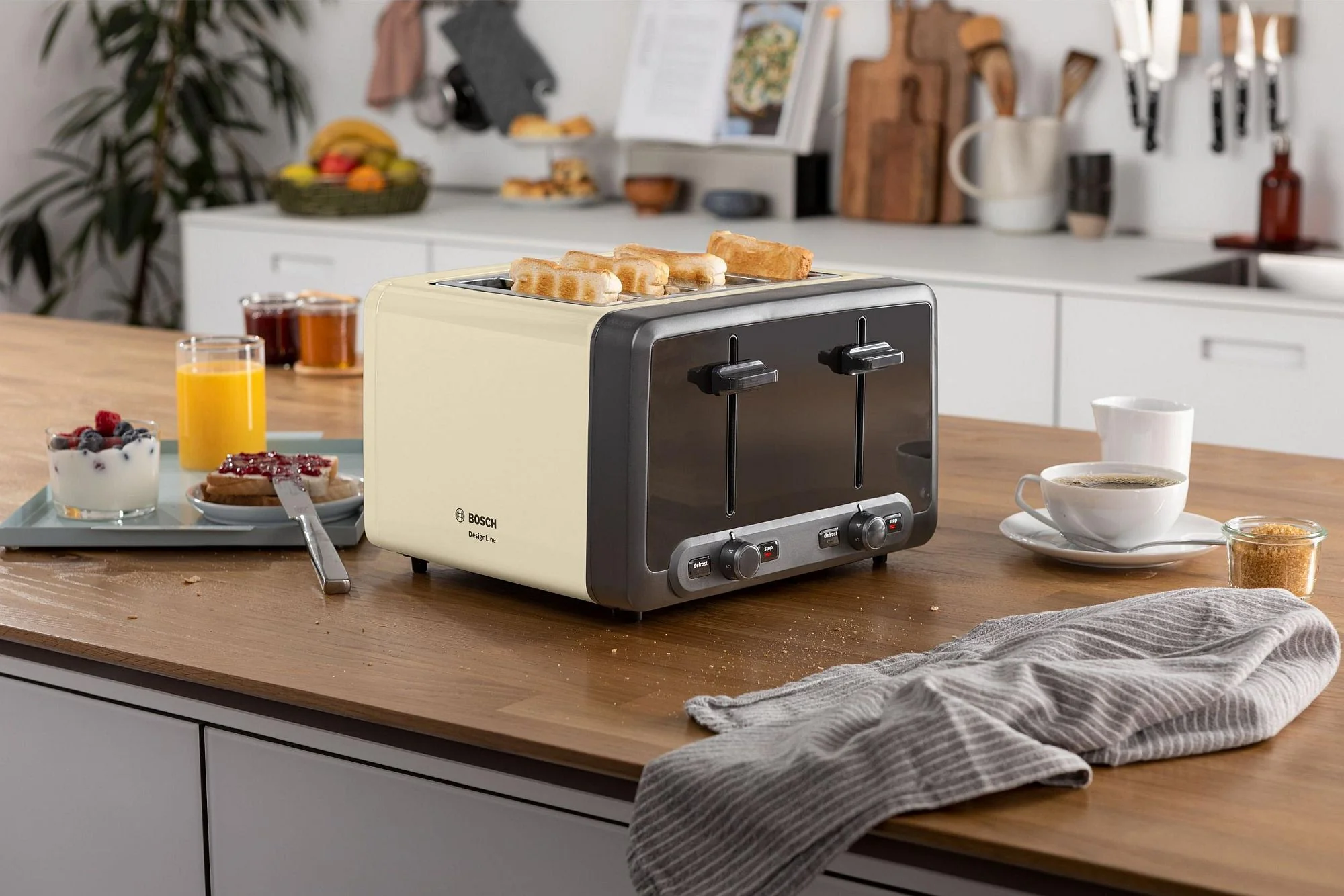 Bosch Toaster TAT4P447GB - Cream - Image 7