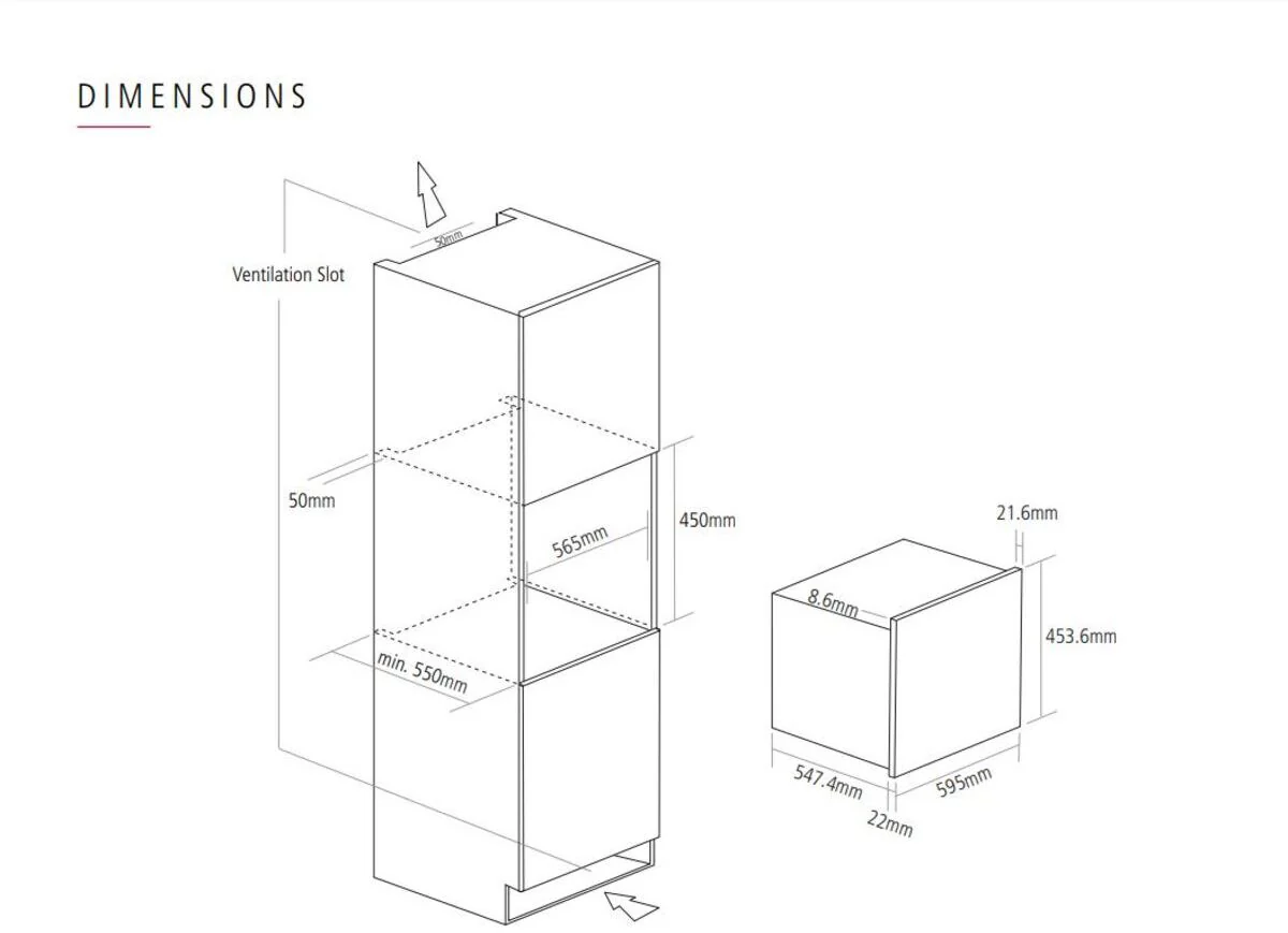 Caple Combi Microwave CM111SS - Stainless Steel - Image 4