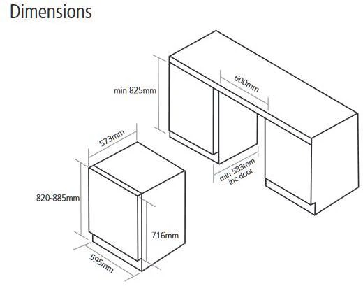 Caple Built In Wine Cooler WI6150 - Stainless Steel - Image 8