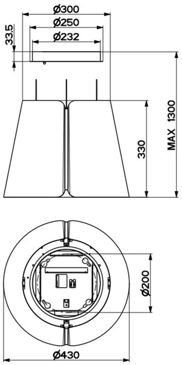 Faber Island Hood BEAT - Various Colours - Image 4