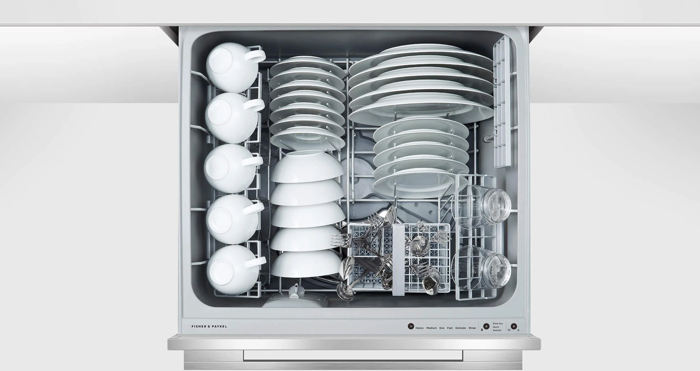 Fisher & Paykel Built In 60 Cm Dishwasher Fully DD60DDFHX9 - Ezkleen S/S - Image 6