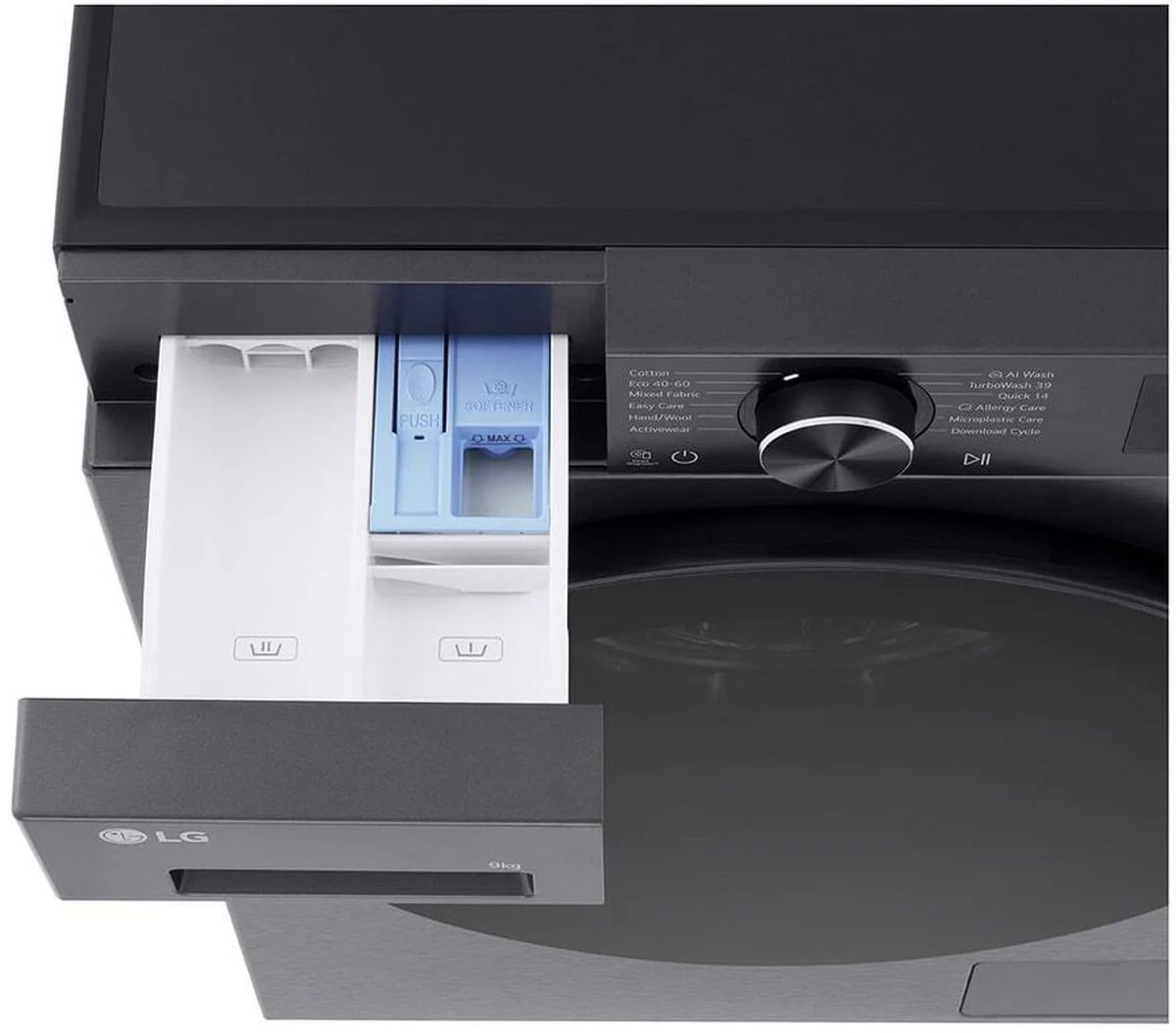 LG Freestanding Washing Machine F2X50S9TBB - Black - Image 5