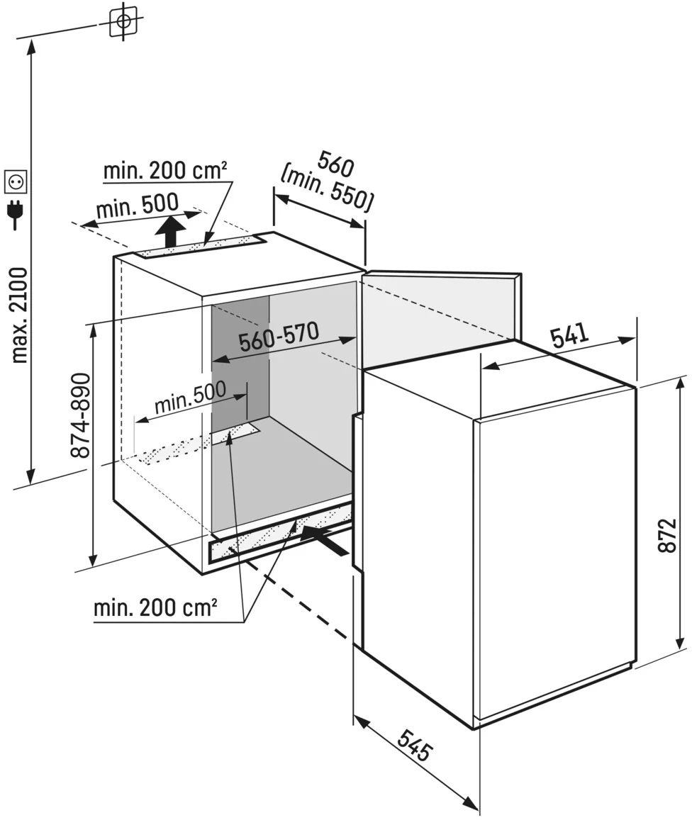 Liebherr Built In Larder Fridge IRSE3900 - Fully Integrated - Image 4