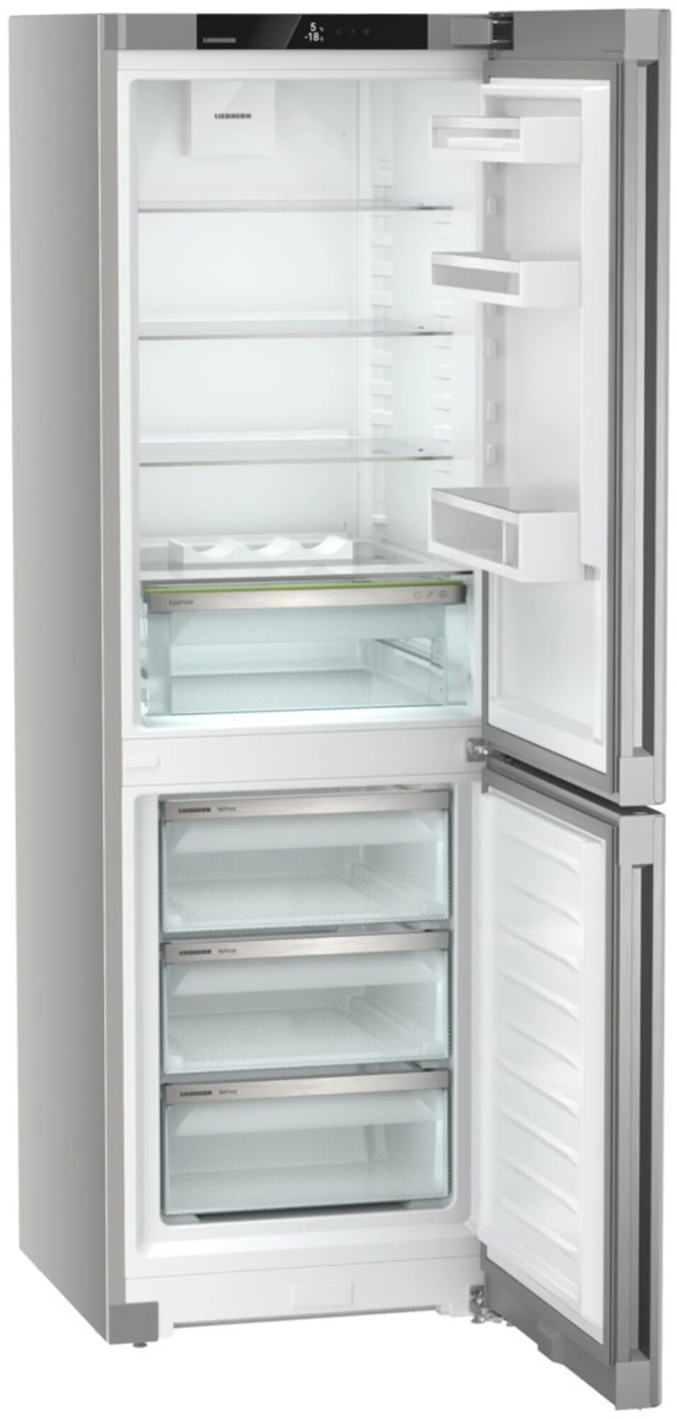 Liebherr Freestanding Fridge Freezer Frost Free CNSFD5203 - Silver - Image 4