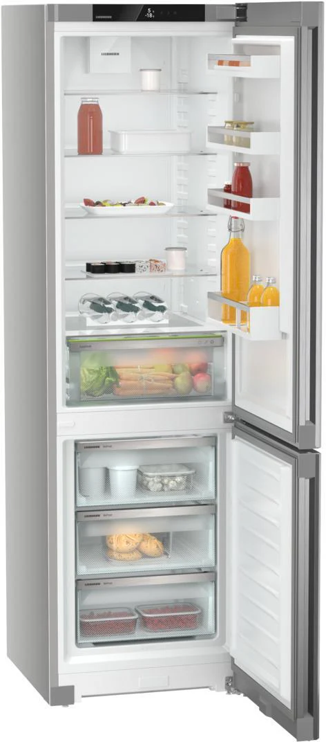 Liebherr Freestanding Fridge Freezer Frost Free CNSFD5703 - Silver - Image 4