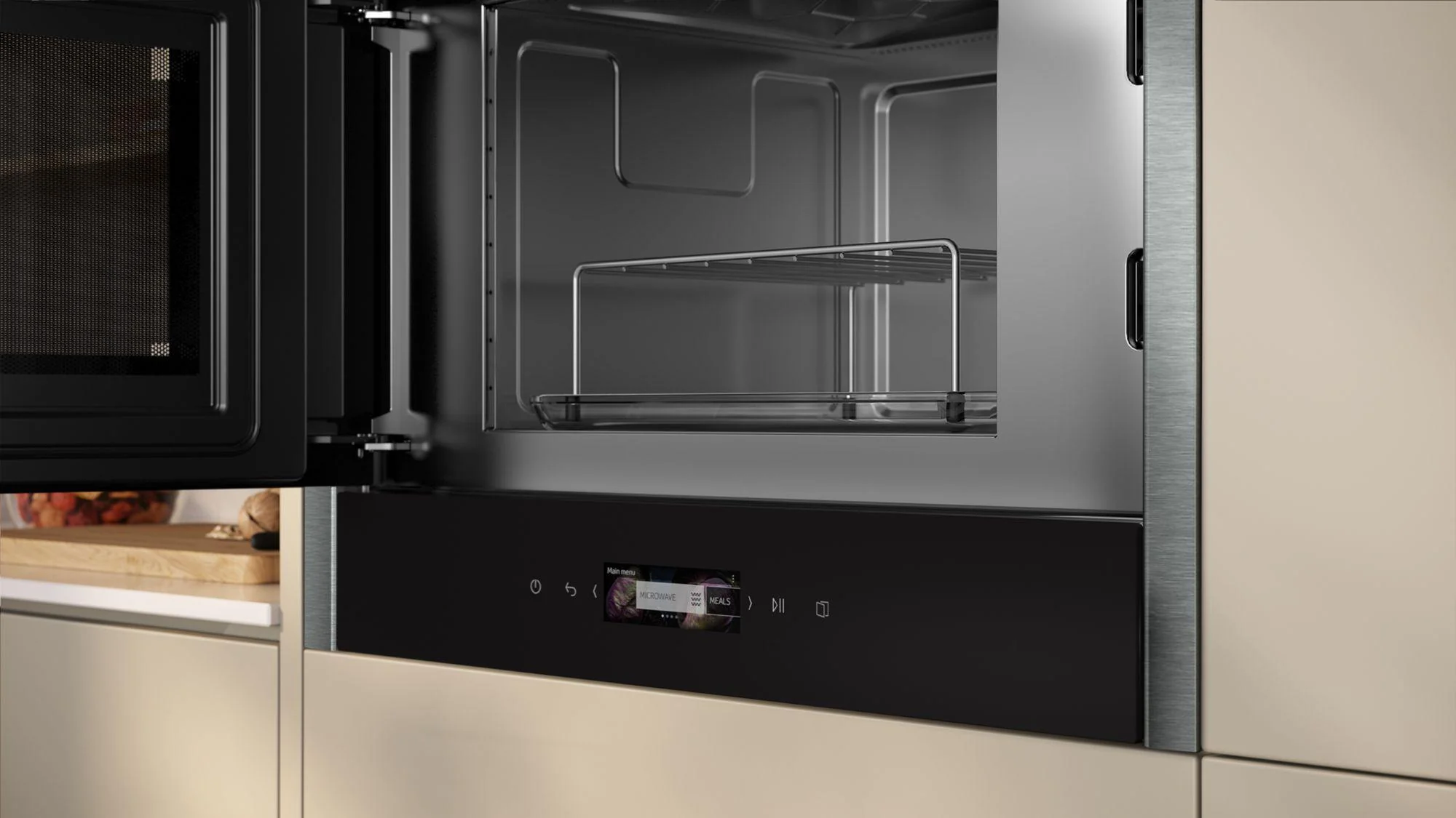 NEFF Microwave & Grill NL4GR31G1B - Black / Graphite - Image 4