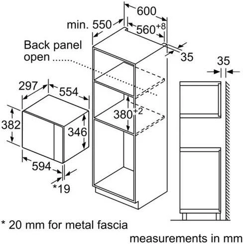 NEFF Microwave HLAWD23G0B - Black / Graphite - Image 4
