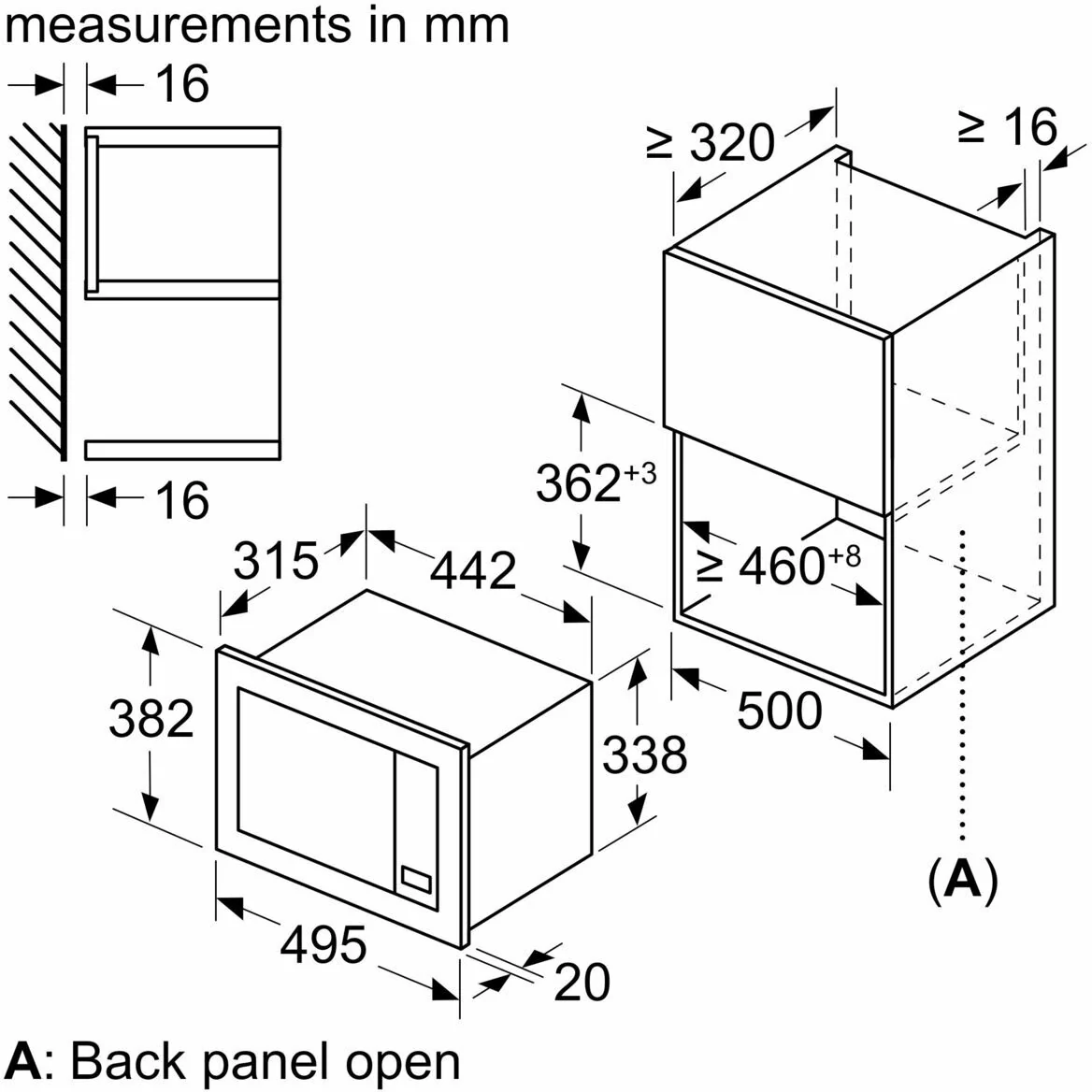 NEFF Microwave HLAWG25S3B - Black - Image 3