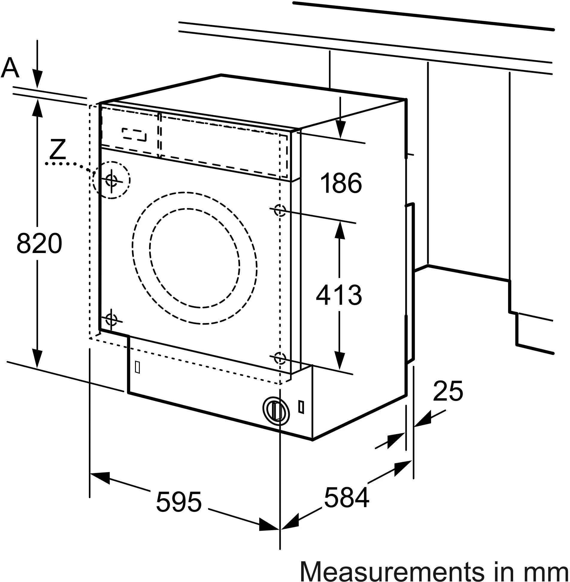 NEFF Built In Washer Dryer Fully V6540X3GB - Fully Integrated - Image 5