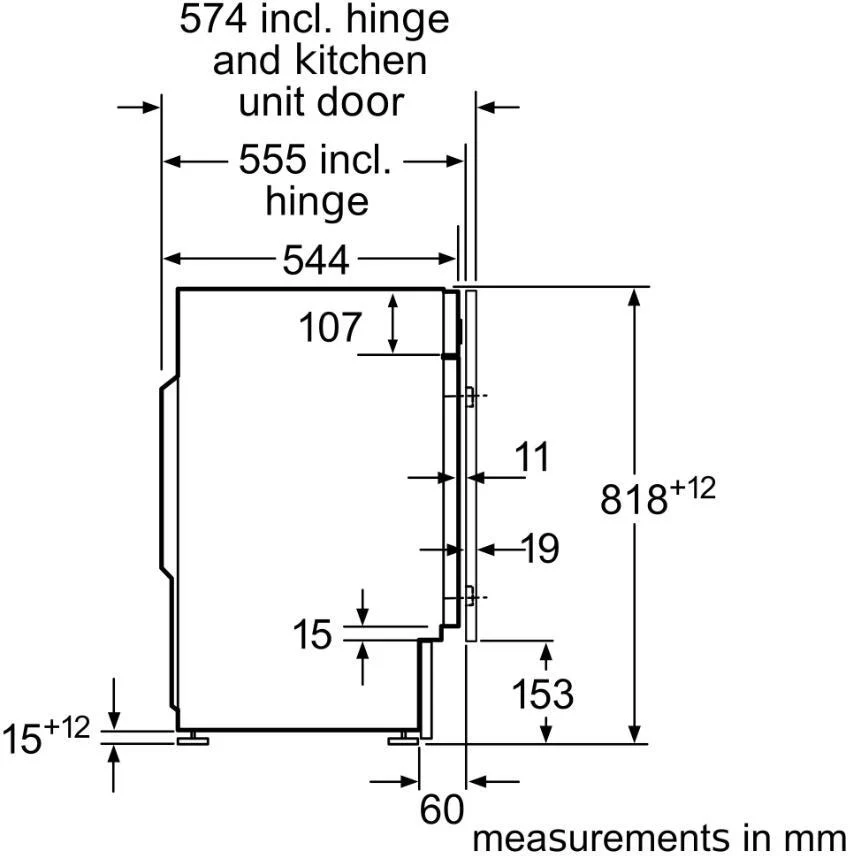 NEFF Built In Washing Machine Fully W543BX2GB - Fully Integrated - Image 5