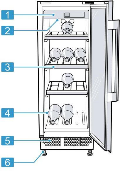 NEFF Built In Wine Cooler KU9202HF0G - Black - Image 8
