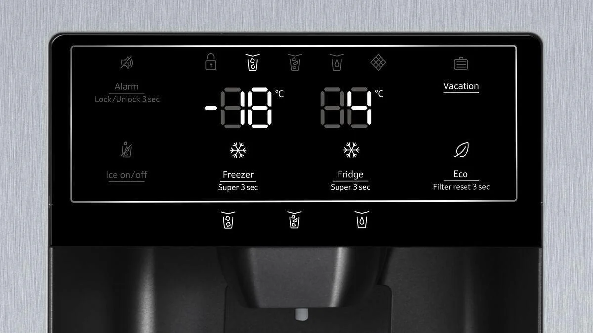 NEFF Freestanding American Style Refrigeration KA3923IE0G - Stainless Steel - Image 5