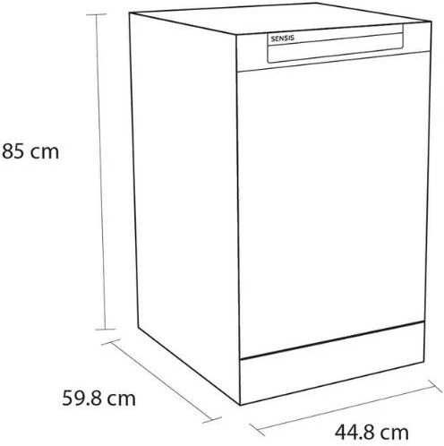 Sensis Freestanding 45 Cm Dishwasher DWF0110SLEW - White - Image 10
