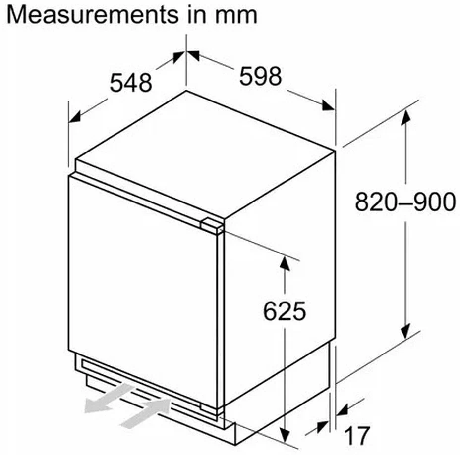 Siemens Built In Fridge Icebox KU22LVFD0G - Fully Integrated - Image 5