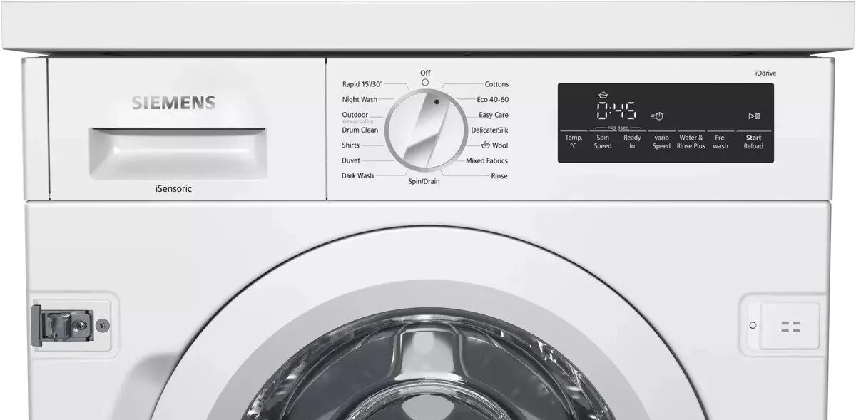 Siemens Built In Washing Machine Fully WI14W502GB - Fully Integrated - Image 3