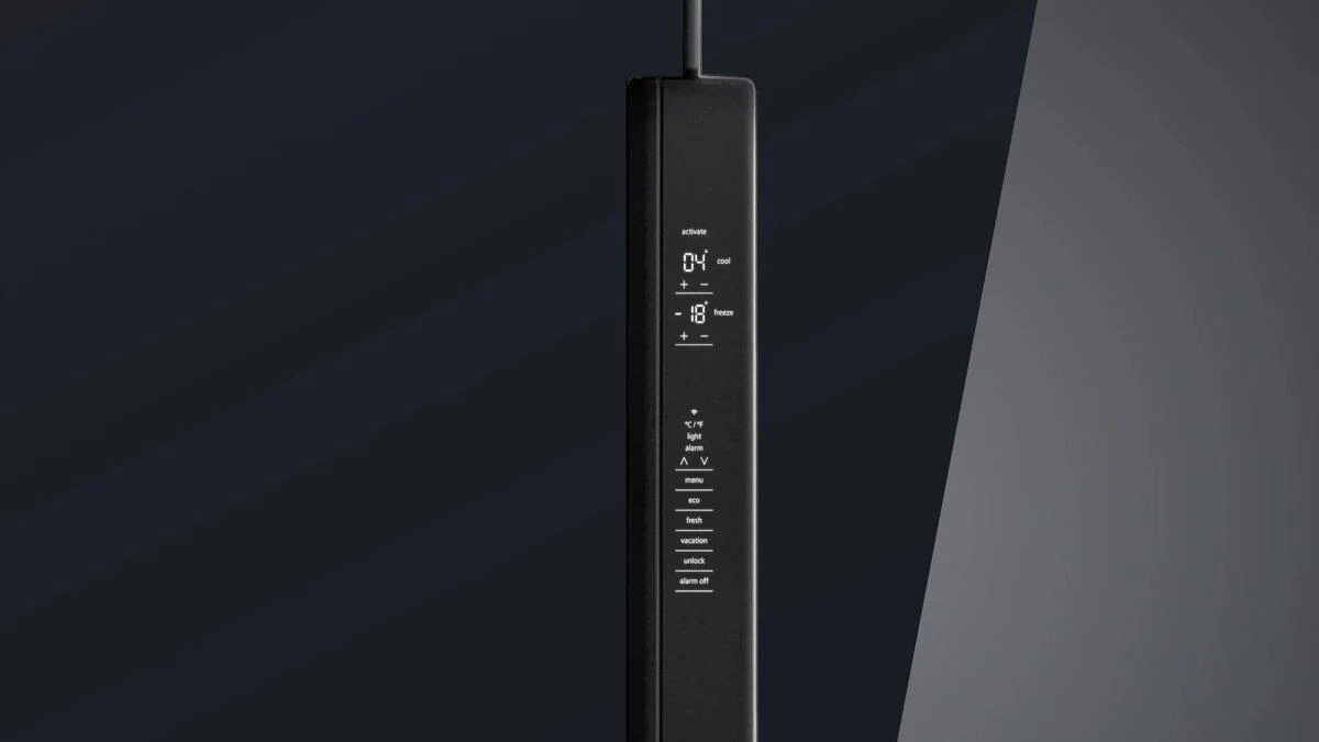 Siemens Freestanding American Style Refrigeration KF96RSBEA - Black Glass Doors - Image 6