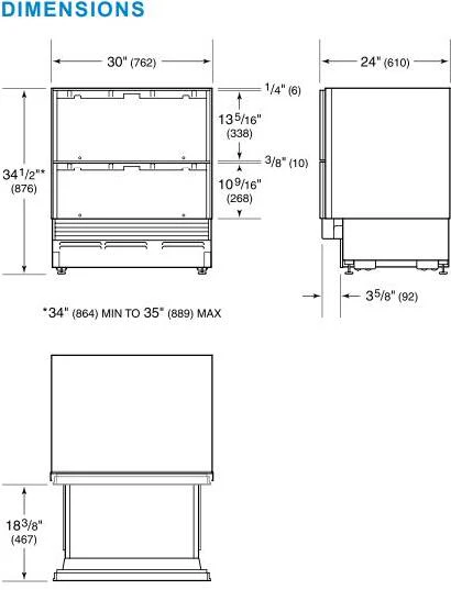 Sub-Zero Built In Larder Fridge ICBID-30R - Integrated - Image 10